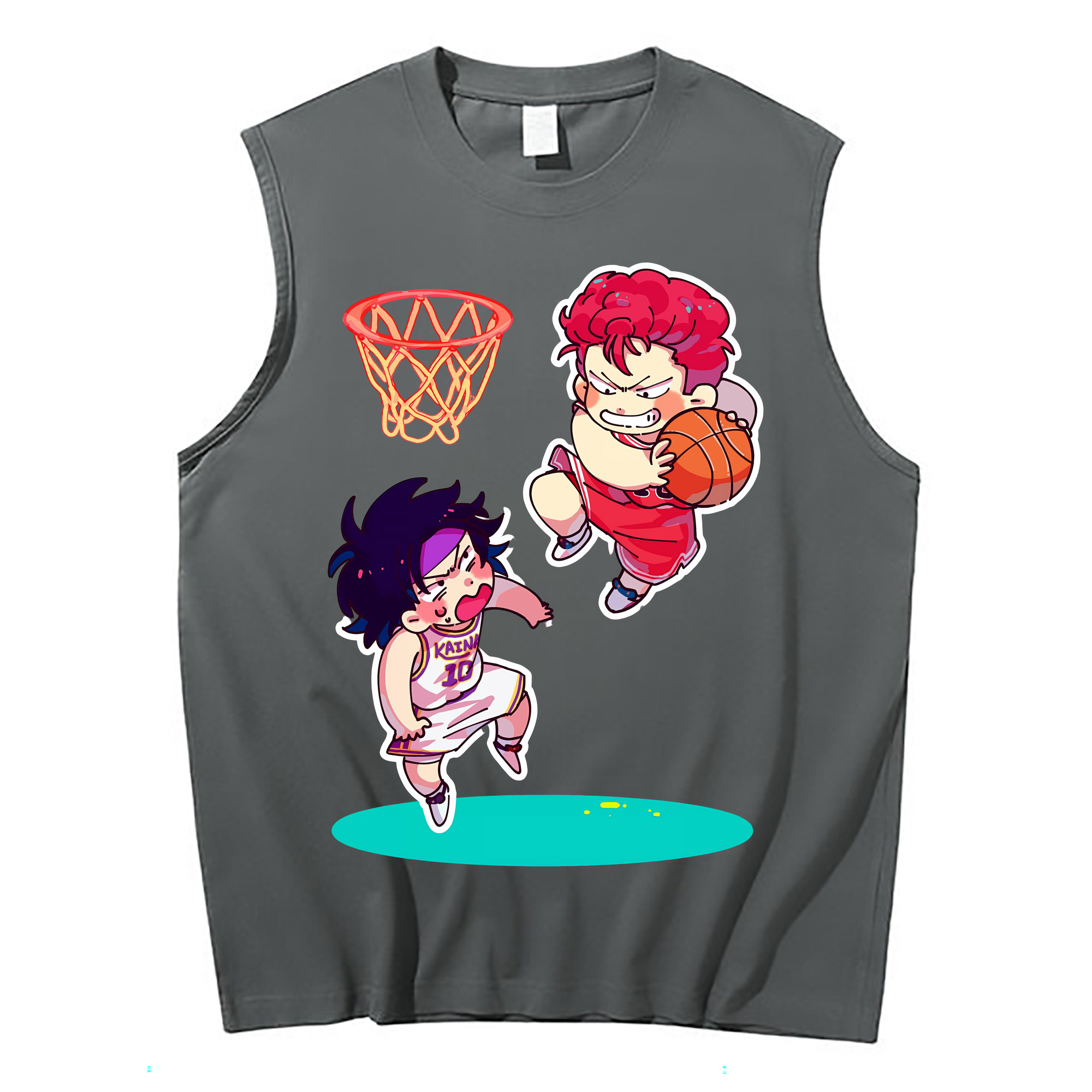 （画像用） SLAM DUNK／スラムダンク コットン100％タンクトップ（フロントプリント）